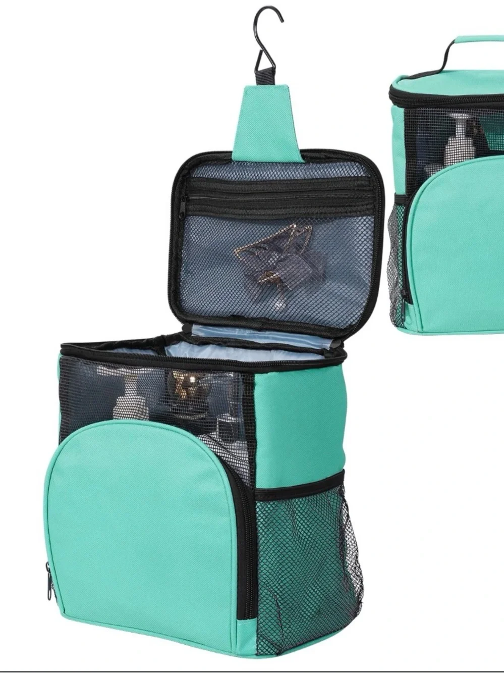 Home Textile Storage Portable Shower Caddy Dorm Room Travel Hanging with Hook